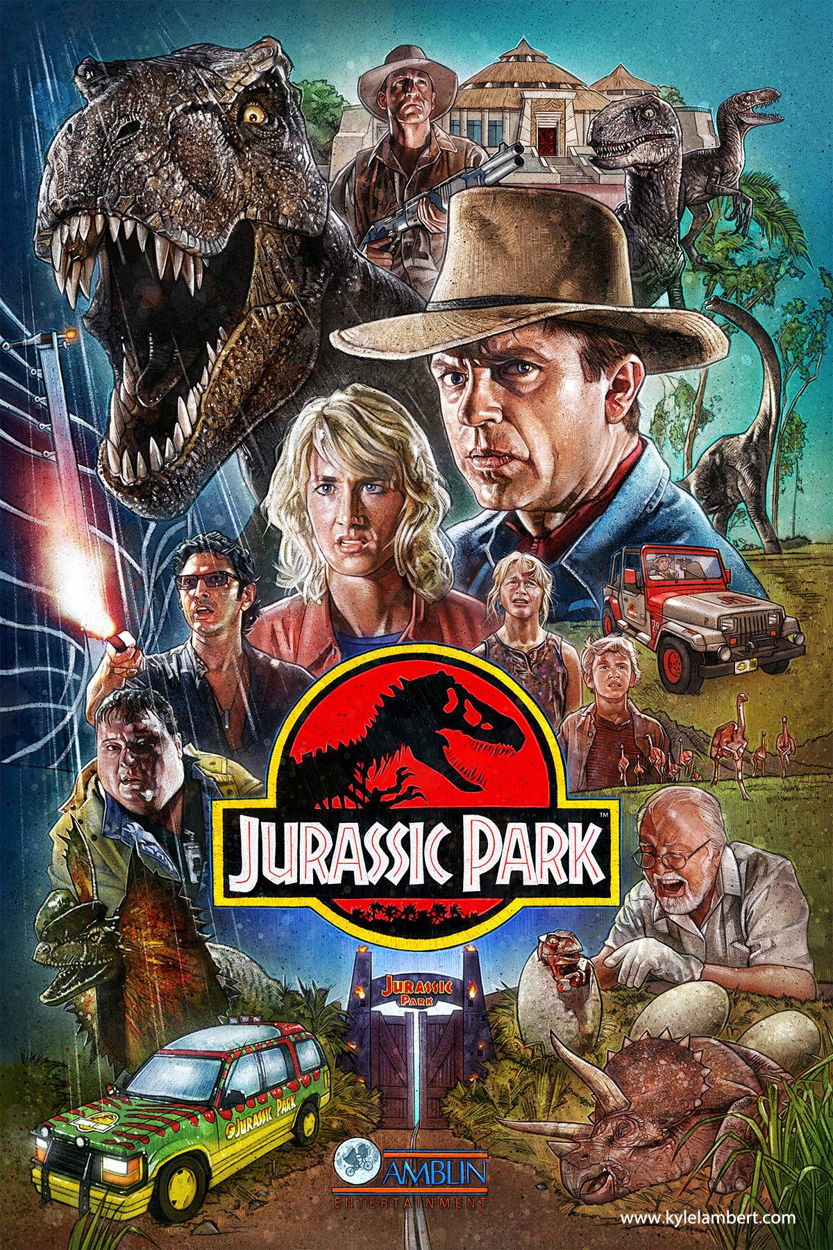 Jurassic Park (1993)  Trailer restaurado en español 